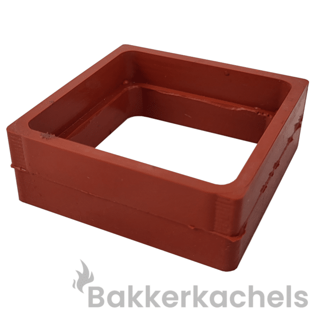 Duroflame vierkante sok silicone rood